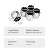 Car Wheel Tyre Rim Stem Cover Tire Valve Cap Airdust Waterproof For Skoda Superb Derivative Karoq Kamiq MK3 Fabia Rapid Favorit