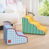 2/3/4 Ladder Dogs Pets Stripe Puppys Stairs Beside Sofa Bed Ramp for Dog Protecting Pets Joint Slope Stairs for Elderly Dog Gift