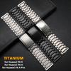 Luxury Titanium Band for Huawei Watch Fit 3 4 4pro Correa Man Replacement Strap for Huawei Fit4 Pro Accessories Wrist Watchband
