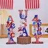 Patriotics Centerpieces 4th of Julys Sign Table Decorations for Bedroom Home