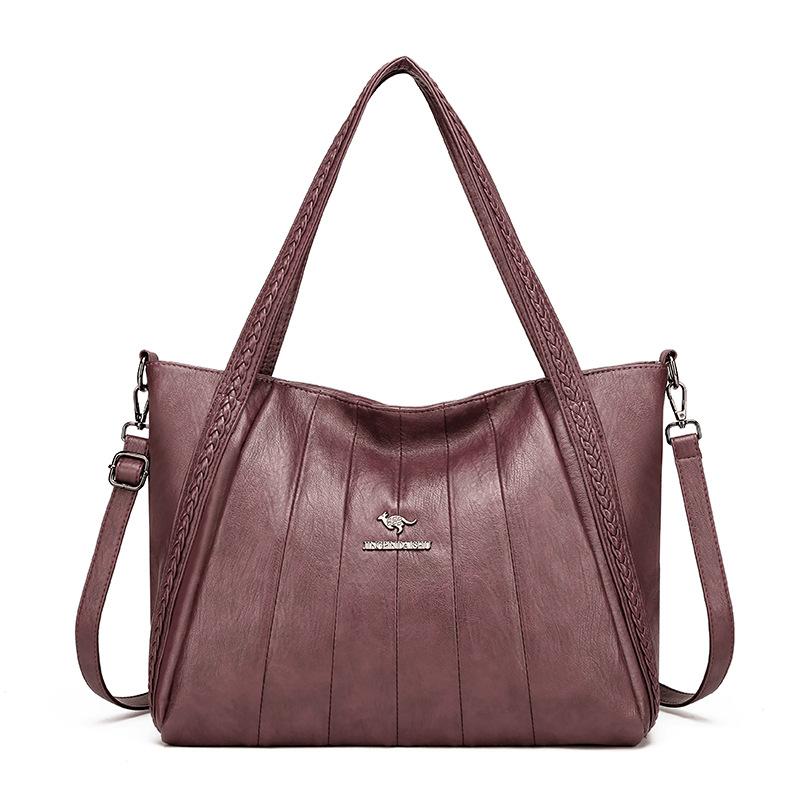 Tote Große Tasche, Damentasche, Einzelschultertasche, Großes Fassungsvermögen, Modisch für Frauen, Mutter mittleren Alters, Unterarmtasche