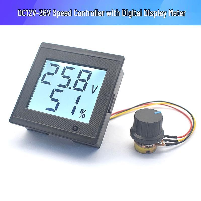 3V-35V PWM DC Motor Speed Controller & LED Dimmer Module, 2A-10A