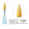 Ceramic Milling Cutter Flame Carbide Nail Drill Bits Pink Gel Remover Electric Machine Drills Polishing Peeling Nails Art Tools