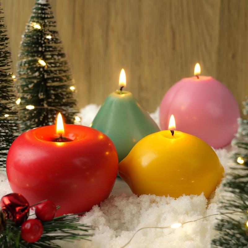 Fruit Themed Silicone Candle Molds for Epoxy Resin Handmade Candle Soap Fondant Candy Cake Molds Chocolate Molds