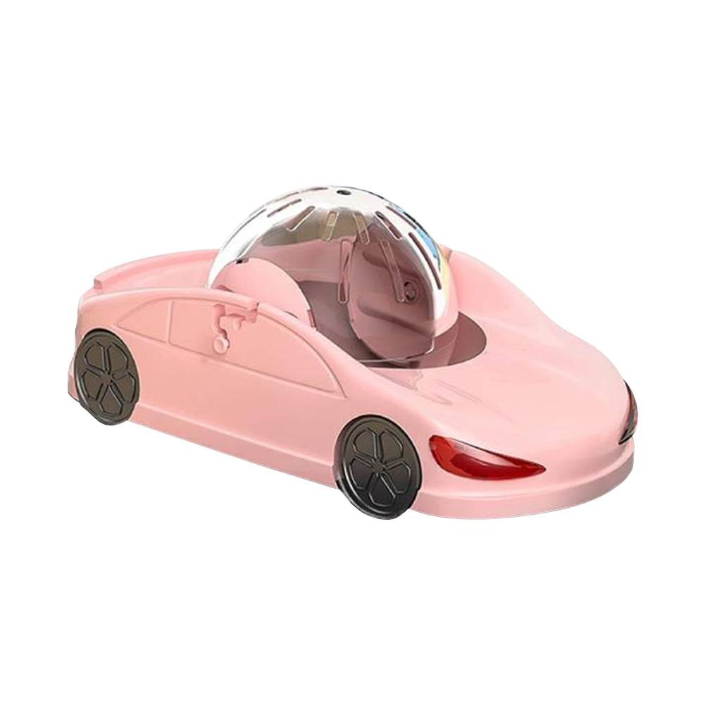 Hamster Laufkugel Transparentes Rollendes Spielzeugauto Laufrad Hamsterauto für Hamster und Rennmäuse