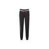 FW22 EA7 Series Logo Print Casual Sports Pants Women Pants Black 3LTP55-TJCZZ-1200