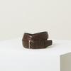 Brown Pattern Crocodile Leather Belt Dbbe2f395w3