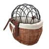 YCNYCHCHY Multi-functional Cat Dog Bicycle Storage Basket Handwoven Pet Seat Front Handlebars Carrier