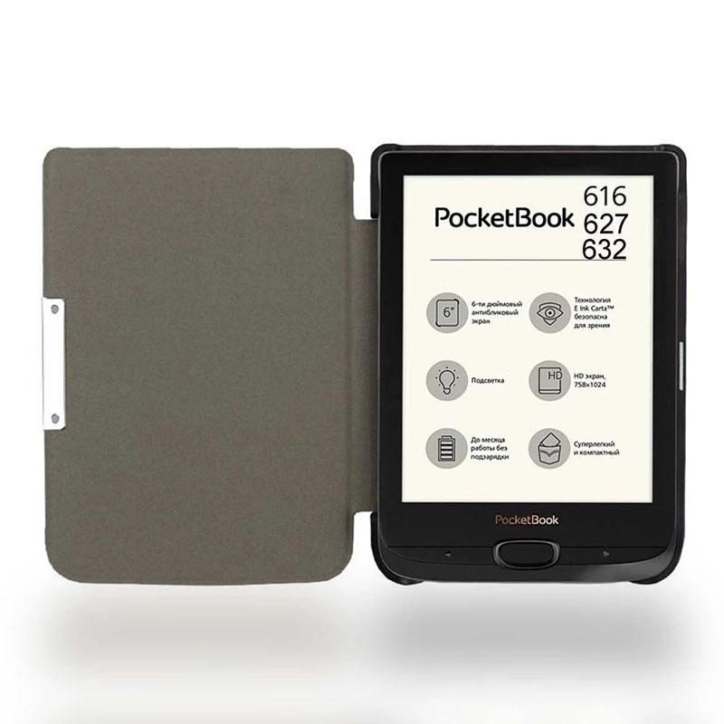 Suitable for Pocketbook 616/627/632 e-readers: ultra-thin flip cover protective case