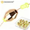 10pcs/box Copper In Water Fishing Sinkers Weights Floating Balancer Sinker Water Bronze Materials Rock Fishing Lures Accessories