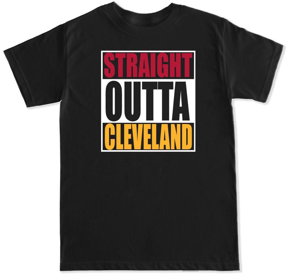 STRAIGHT OUTTA CLEVELAND CAVALIERS CAVS BASKETBALL LEBRON JAMES MENS T SHIRT Unisex T-Shirt L