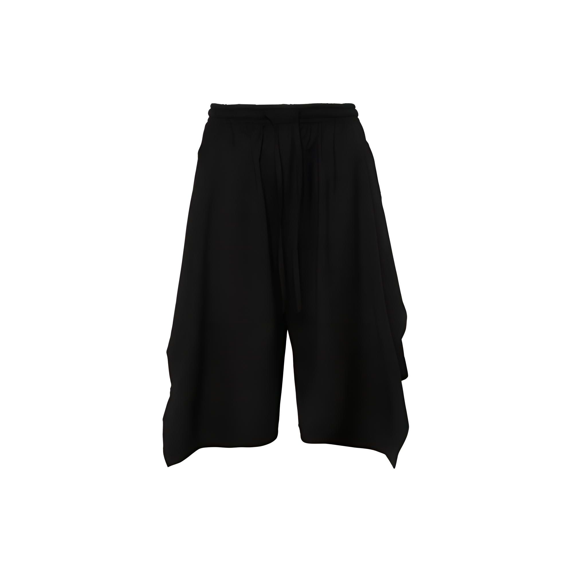 

Y-3 Однотонные свободные повседневные шорты с широкими штанинами, женские шорты черного цвета IN4371 XS