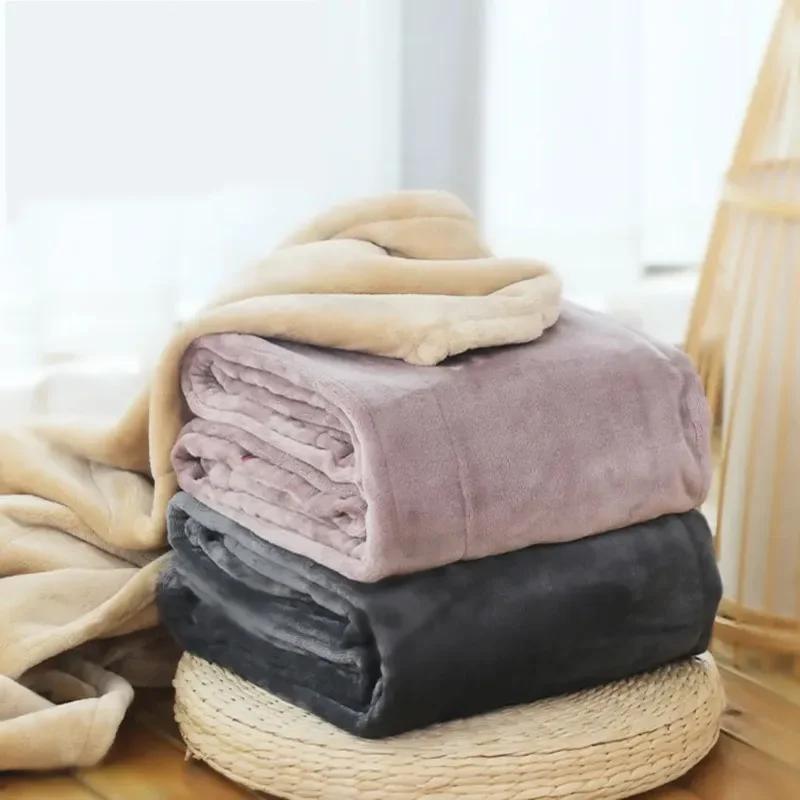 Hot 140x80cm USB Heating Blanket Travel For Sofa Bed 5 Levels Portable Electric Blanket Winter Warm Soft Plush Car Shawl Camping