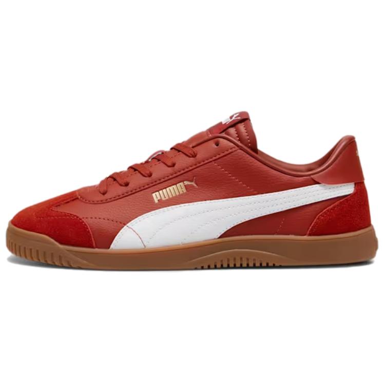 Puma Club 5v5 Mars Red Unisex Sneakers White Gold 395104-10