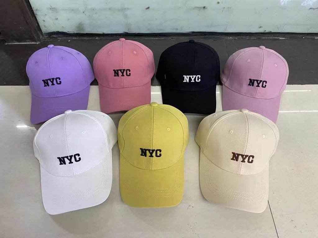 Hats Men's and Women's ins Summer Four Seasons Fashion Versatile Cotton Baseball Cap Sun Hat Sunscreen Sports Cap