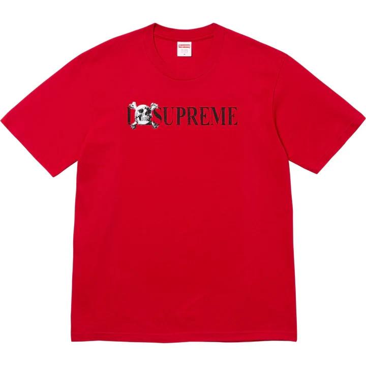 Supreme Skull Tee Red S
