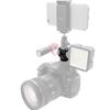 Camera Hot Shoe Mount Adapter Video Triple Cold Shoe Bracket Light for LED Monitor Microphone Studio Flash Video