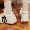 MLB Big Ball Chunky Occhio Nudo 3D Casual Versatile Quotidiano Rialzanti Scarpe Basse da Papà Sneaker Unisex Standard-Bianco Sporco 3ASHBNA3N-50CRS