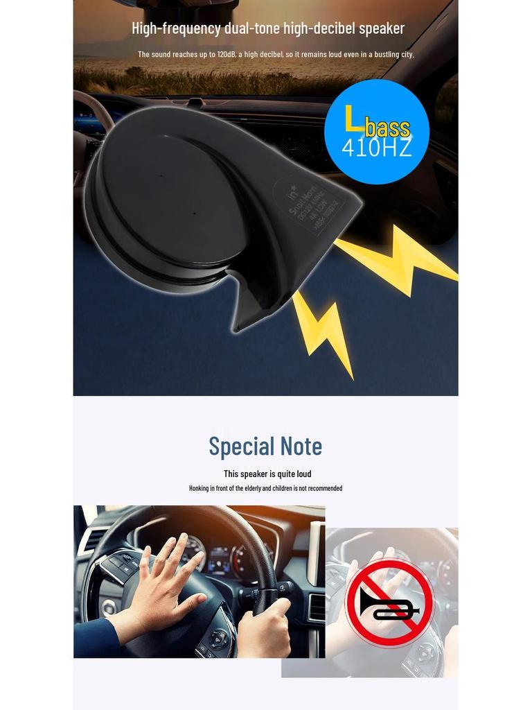 Snail Car Horn for Dongfeng Fengxing S50EV, Jingyi S50T5, and Lingzhi M5EV M7