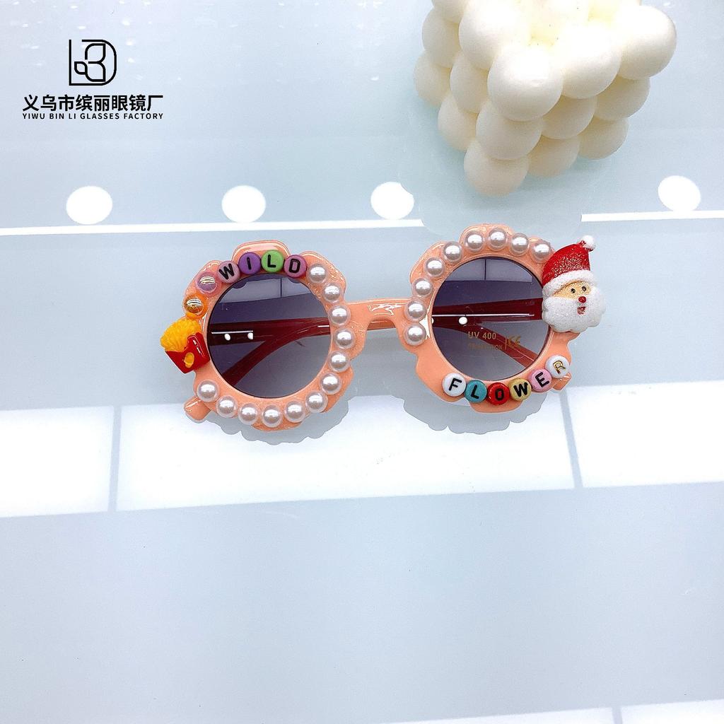 Fashion Children'S Sunglasses Travel Uv Protection Sunshade Sunscreen Diy Baby Glasses Cute
