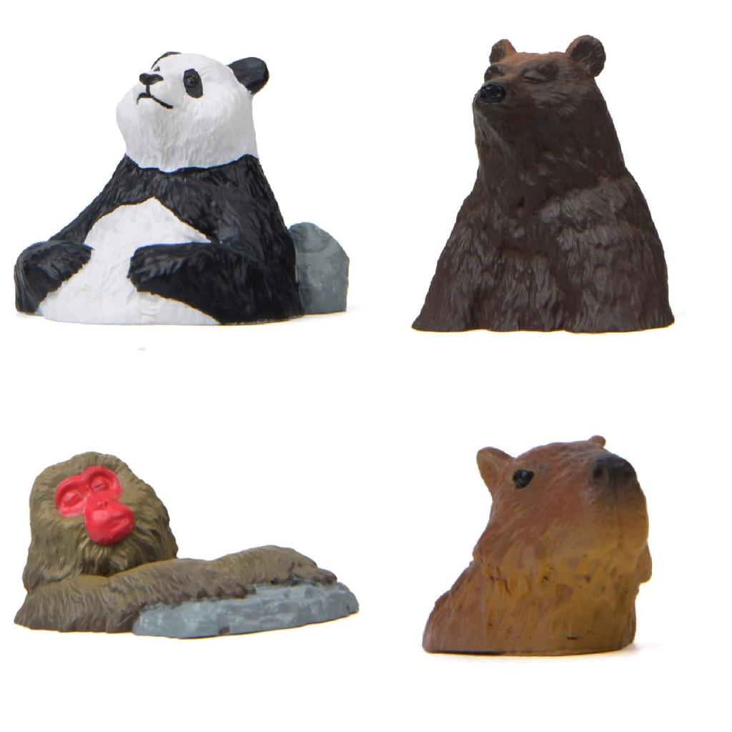 Dog Panda Resin Bear Figurine Toy With Cartoon Decoration For Home Decor Gift
