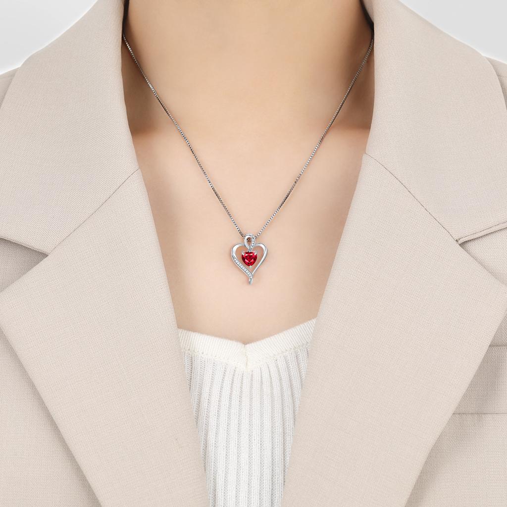 Heart Pendant Necklace Premium Mother'S Day Gift Unlimited Love Constellation Stone Love Necklace Premium Durable