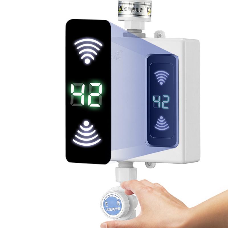 3800W Bathroom Electric Water Heater Hot Shower Temperature Display Instant Hot Water Tankless Instant Water Heater 220V