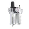  Filter Pressure Regulator 1/4 Inch Aluminum Alloy PC and Plastic Compressed  Filter