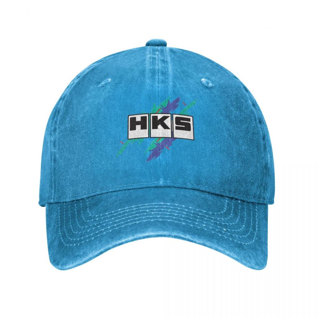 HKS Race Baseball Cap Vintage Distressed  R32 GT-R Headwear Men Women Outdoor Running Golf Caps Hat