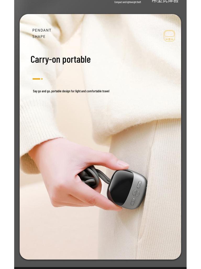 Portable Neck Massager with Intelligent Heat and Pulse Therapy