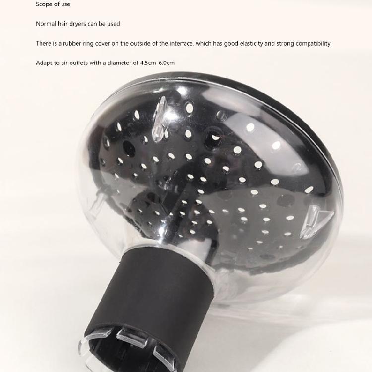 Universal Hair Diffuser Adaptable for Blow Dryers with D-1.5-Inch To 1.9-Inch