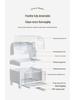 Kitchen Bowl & Chopstick Storage Rack with Lid for Tableware and Dish Draining