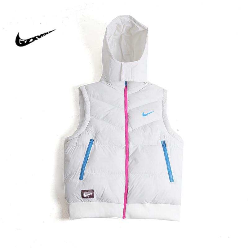 Men's Reversible Hooded Down Cotton Vest - Trendy, Loose, and Thick for Autumn/Winter