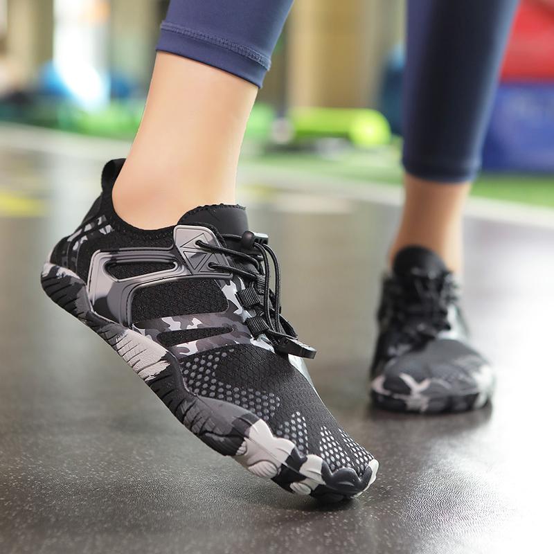 Barefoot sneakers indoor fitness shoes soft-soled yoga jumping exercise silent sneakers training squat shoes