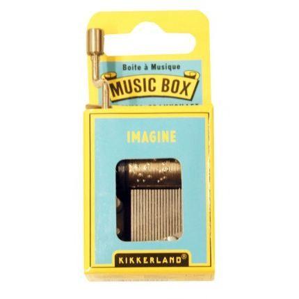 Boîte à musique - Kikkerland - Imagine - Jaune - Bébé - Mixte