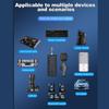 Professional Wireless Lavalier Bluetooth Mini Microphone For iPhone iPad Android Live Broadcast Gaming Recording Interview Vlog