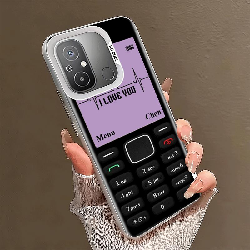 Funny Retro Callphone Shockproof Phone Case for Xiaomi Poco X7 X6 X5 X3 Pro F7 Ultra M8 Redmi 15C 15 14C 13C 12C 10C 13 12 10