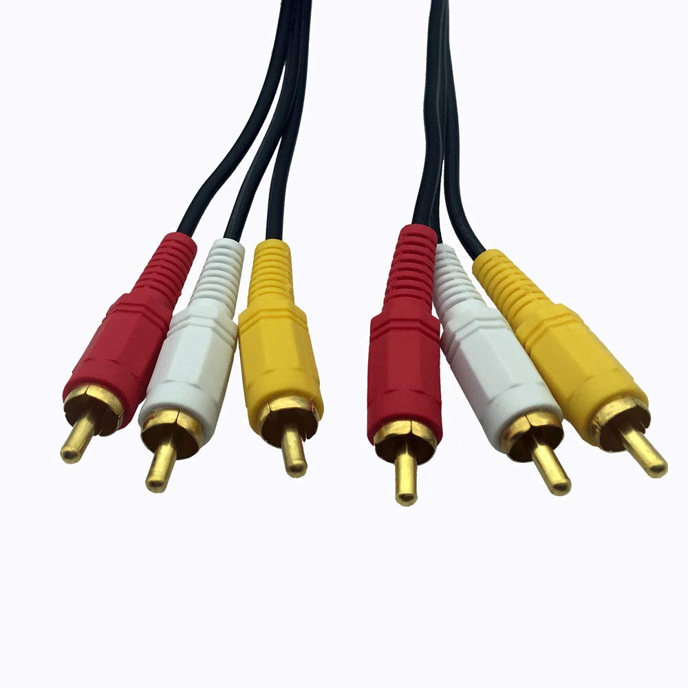 

3RCA Видеокабель AV-кабель Белый 3 RCA Разъем 3 RCA Разъем AV-кабель Видеоразъем AV-кабель RCA-кабель Like-You (Красно-желтый), (мужчина) (мужчина)