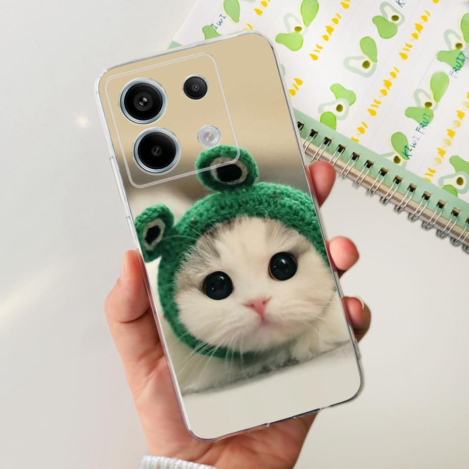For Xiaomi Poco X6 Pro 5G Case New Fashion Painted Cover Clear Silicone Soft TPU Phone Case For Xiaomi Poco X6 Pro PocoX6 Bumper