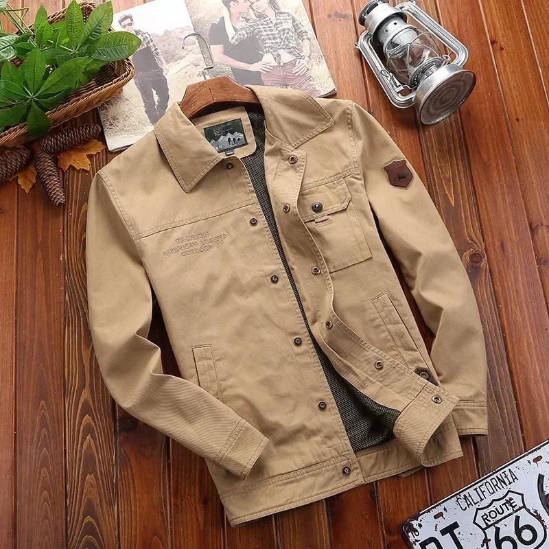 Bomber Cargo Spring Autumn Cargo Jackets Men Oversize Casual Jackets for Men s Techwear Windproof S