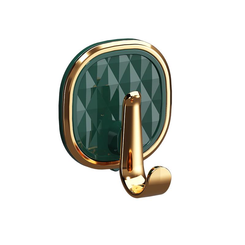 Elegant Adhesive Plastic Hook, No-Drill, Traceless, Strong for Backpacks, Clothes, and Kitchen Use