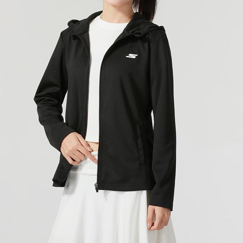 Skechers Women s Hooded Knit Sport Jacket S