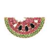 Mode Kristall Wassermelone Brosche Pin Kragen Abzeichen Corsage Schmuck Zubehör