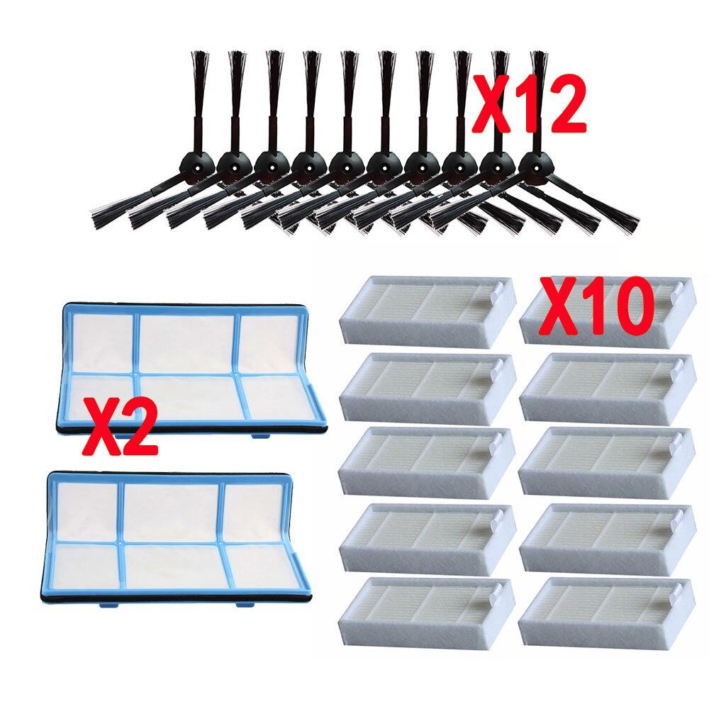 

Первичный пылевой фильтр, боковая щетка, эффективный фильтр Hepa для Ilife V5 V5s V3 V3s V5pro V50 V55 X5 V5s Pro, детали робота-пылесоса светло-серый