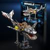 Mechanical Shark Semi Building Blocks Toys With Lights For Kids Play Educational