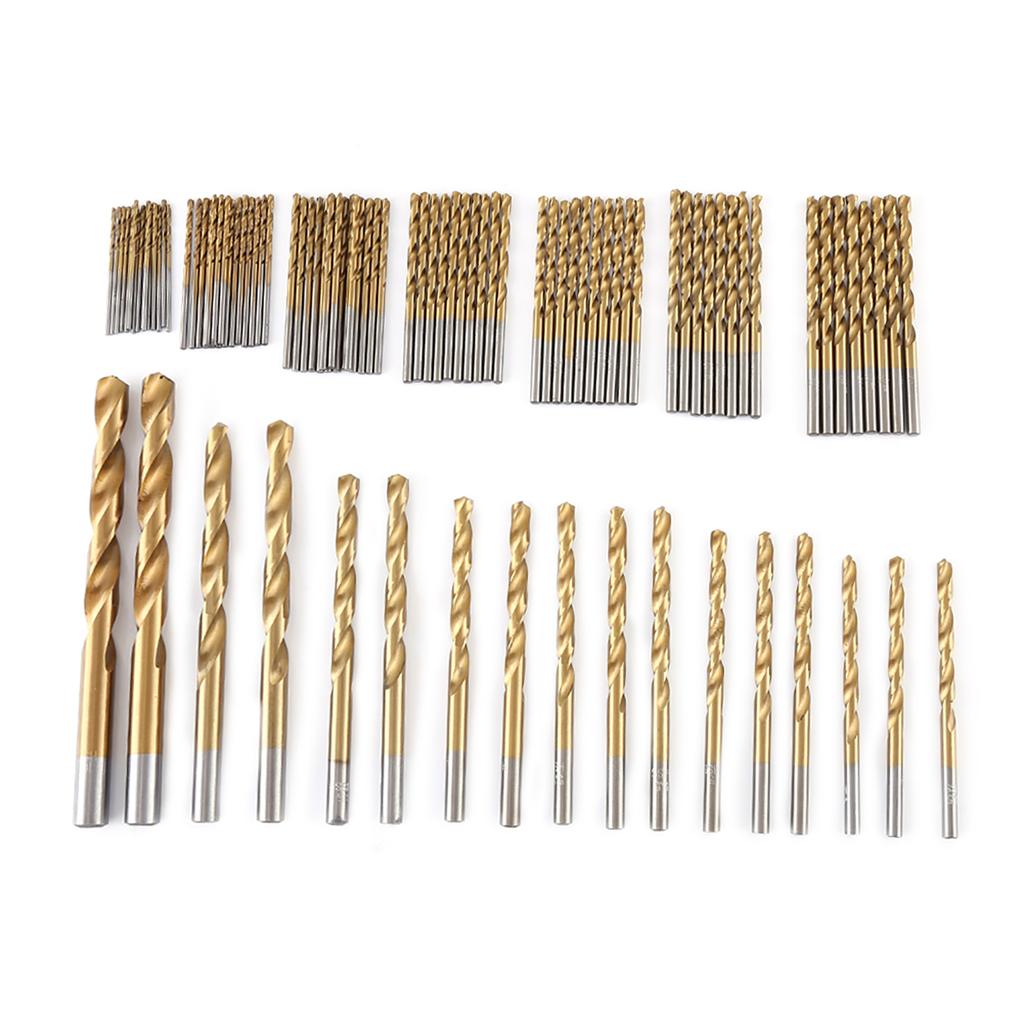 High Quality Ti Coated 99 Pcs Piece HSS Drill Bit Set 1.5MM?10MM with Case