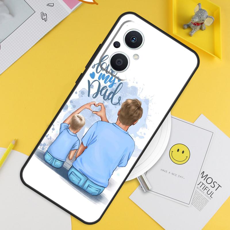 Baby Mom Daughter Girl Son Dad For OPPO Reno 12F 14F 13F 11F 10 11 12 13 14 Pro 7 8 Lite 8T OPPO Find X6 X5 X8 X9 Pro Case