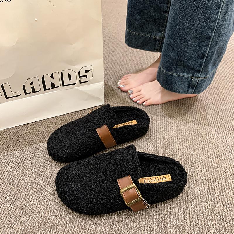 Mao Mao shoes wear 22 years of new gentle fairy wind Doudou shoes winter velvet cotton mop