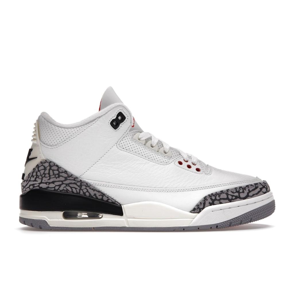 Air Jordan 3 Retro White Cement Reimagined Unisex Sneakers Summit-White Fire-Red Black DN3707-100