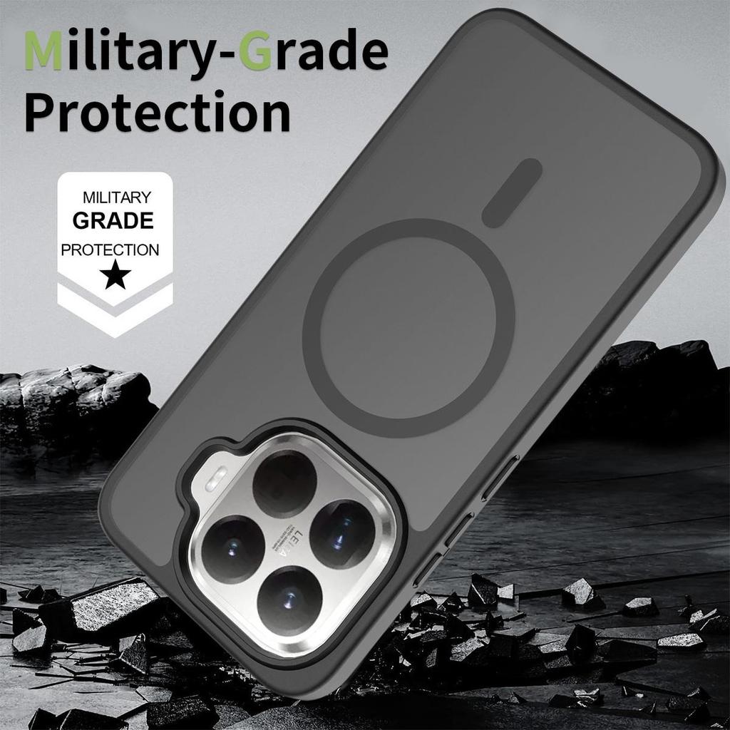 Ultra-Thin N52 MagSafe Compatible Case for Xiaomi 17 Pro Max Redmi Note 15 5G - TPU/PC Silky Smooth Touch Wireless Charging Shockproof Cover